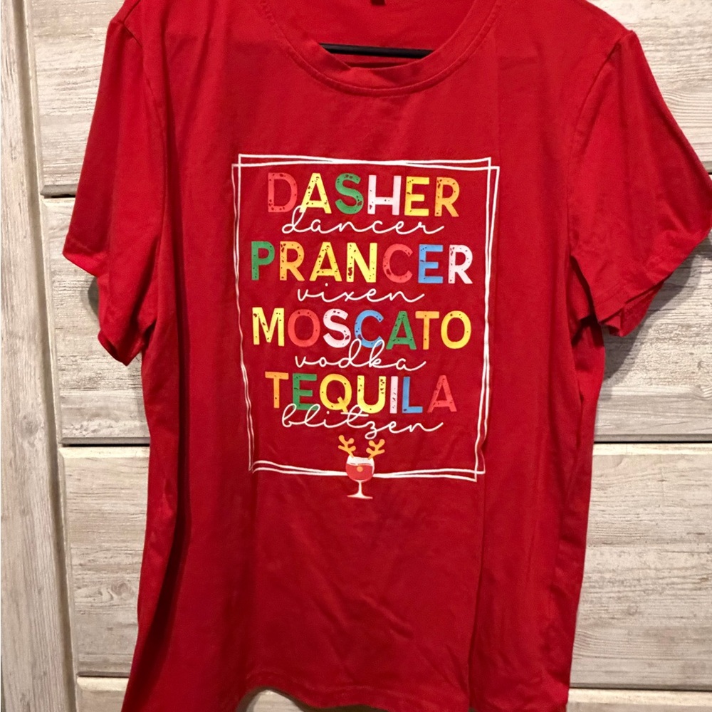 Red Graphic Women’s Shirt